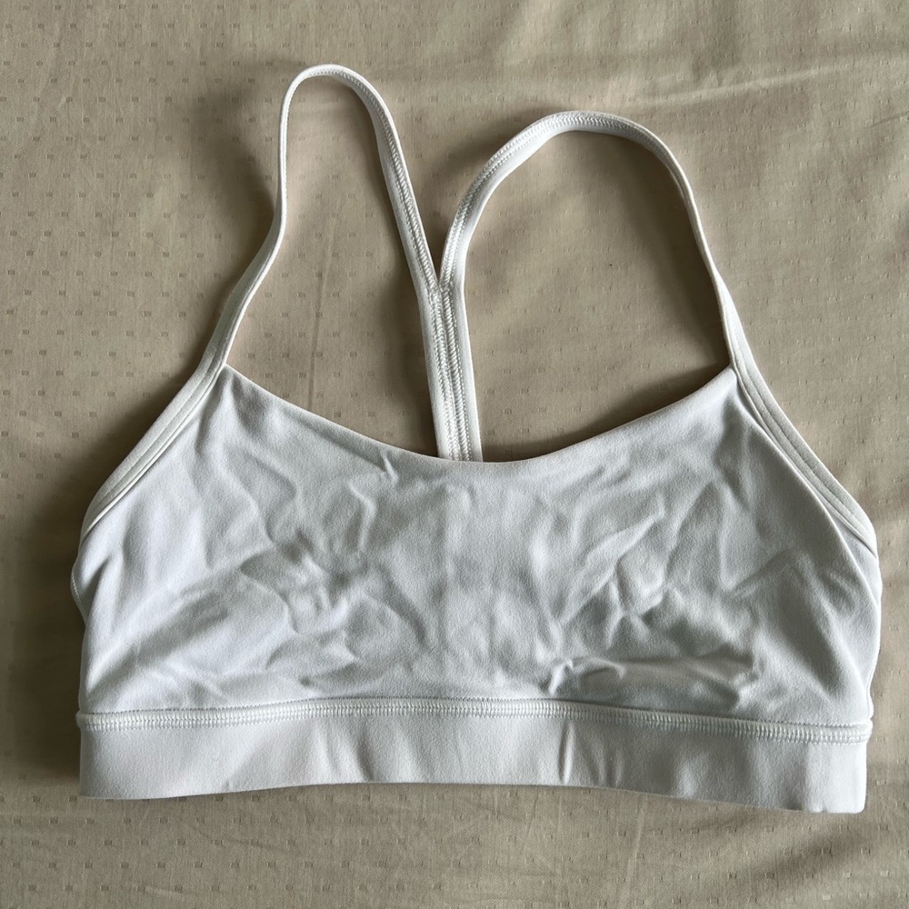 Lululemon Flow Y Bra White